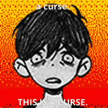 Omori Angry Curse GIF - Omori Angry Curse This Is A Curse GIFs