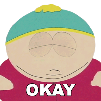 Okay Eric Cartman Sticker - Okay Eric Cartman South Park Stickers
