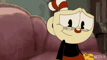 Tongue Out Cuphead GIF - Tongue Out Cuphead The Cuphead Show GIFs