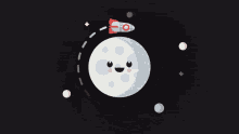 Dfg Moon GIF - Dfg Moon Rocket GIFs