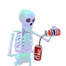 Skeleton Pour GIF - Skeleton Pour Pepsi GIFs