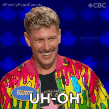 Uh-oh Family Feud Canada GIF - Uh-oh Family Feud Canada Oh No GIFs