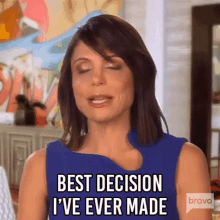 Best Decision Ive Ever Made Real Housewives Of New York GIF - Best Decision Ive Ever Made Real Housewives Of New York Rhony GIFs