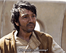 Andor Why Would I Be Running GIF - Andor Why Would I Be Running Cassian Andor GIFs