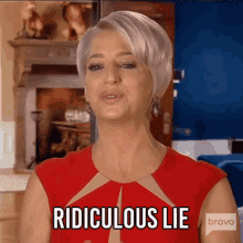 Ridiculous Lie Real Housewives Of New York GIF - Ridiculous Lie Real Housewives Of New York Rhony GIFs