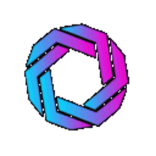 spinny logo ombre
