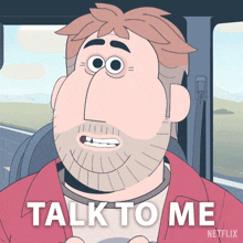 Talk To Me Eric GIF - Talk To Me Eric Carol & The End Of The World GIFs