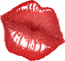 red lips sparkles lips glittery red glitter lips
