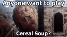 Cereal Soup Attack On Titan GIF - Cereal Soup Attack On Titan GIFs