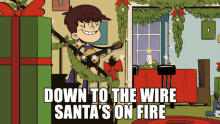 Down To The Wire GIF - Loud House Santa GIFs
