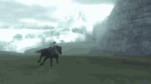 shadow of the colossus cinematic platformer sotc agro horse
