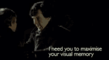 two men standing next to each other with the words " can you picture it " written on the bottom