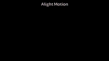 a bird wearing headphones with the word alight motion underneath