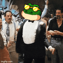 bitcoin frogs party dancing
