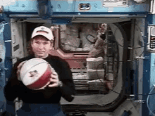 Waving Hello From The Space Station GIF - Nasa Wave Hello Hello GIFs