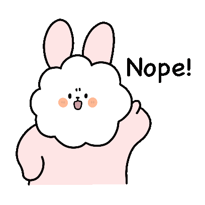 Rabbit Cute Sticker