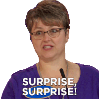 Surprise Surprise Lenora Sticker - Surprise Surprise Lenora Family Feud Canada Stickers