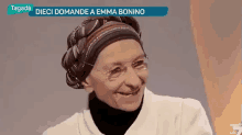 Emma Bonino Grazie Mille Ti Ringrazio Ringraziamenti Grata Frato Riconoscente GIF - Thank You Thanks Italian Politician GIFs