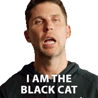 I Am The Black Cat Denny Hamlin Sticker - I Am The Black Cat Denny Hamlin Nascar Full Speed Stickers