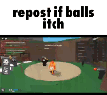 repost if balls itch repost if