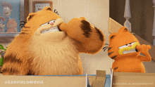 Cleaning Our Teeth Vic GIF - Cleaning Our Teeth Vic Garfield GIFs