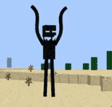 Ender Man Minecraft GIF - Ender Man Minecraft Mobs GIFs