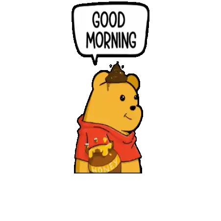 Gm Good Morning Sticker - Gm Good Morning Super Rare Bears Stickers