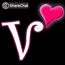V Heart दिल GIF - V Heart दिल वर्णमाला GIFs