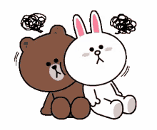 cony and brown cony brown tired bear