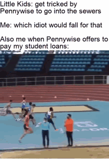 pennywise student loans sewers memes meme
