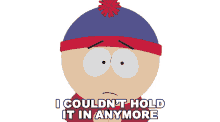 i couldnt hold it in anymore stan marsh south park s16e6 i should never have gone ziplining