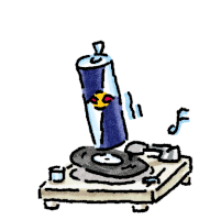 Phonograph Record Sticker - Phonograph Record Music Stickers