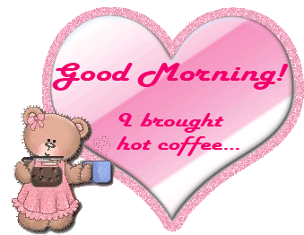 Good Morning I Brought Hot Coffee Sticker - Good Morning I Brought Hot Coffee Bear Stickers