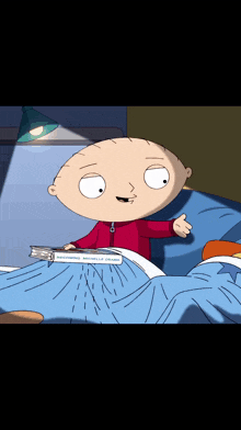 a cartoon character named stewie from family guy