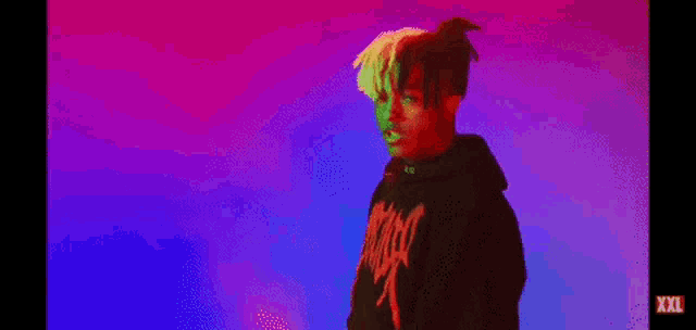 XXXTentacion american rapper green neon lights creative green  backgrounds HD wallpaper  Peakpx