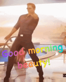 Good Morning Beauty Good Morning Johnny Cage GIF - Good Morning Beauty Good Morning Johnny Cage Johnny Cage GIFs