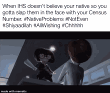 natives native native problems ihs not even