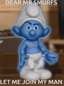 Smurf Join GIF - Smurf Join Joinforcookie GIFs