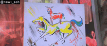 Welcome Majnu Rocking Horse GIF - Welcome Majnu Rocking Horse Horse Painting GIFs