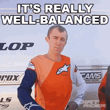 its really well balanced andrew oldar dirt rider the balance is right equal balance