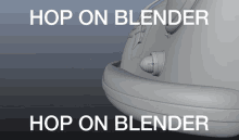 Blender Hop On GIF - Blender Hop On Hop On Blender GIFs