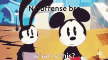 Mickey Mouse Oswald GIF - Mickey Mouse Oswald What Is This GIFs