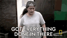 Got Everything Done In There Sue Aikens GIF - Got Everything Done In There Sue Aikens Thaw Project GIFs