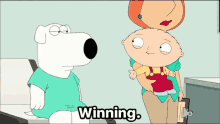 Brian Griffin Family Guy GIF - Brian Griffin Family Guy Winning GIFs