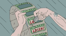 loser lotto money