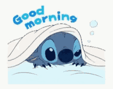 Stitch Good Morning GIF - Stitch Good Morning Tired GIFs
