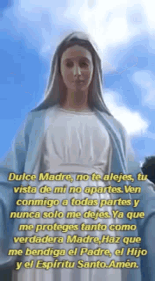 madre virgen maria dulce mary prayer protect me