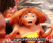 The Croods Shout GIF - The Croods Shout Shouting GIFs