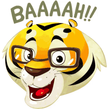 the bengal tiger baah smiling big smile happy