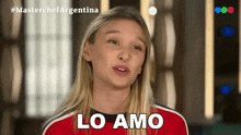 Lo Amo Delfina GIF - Lo Amo Delfina Masterchef Argentina GIFs